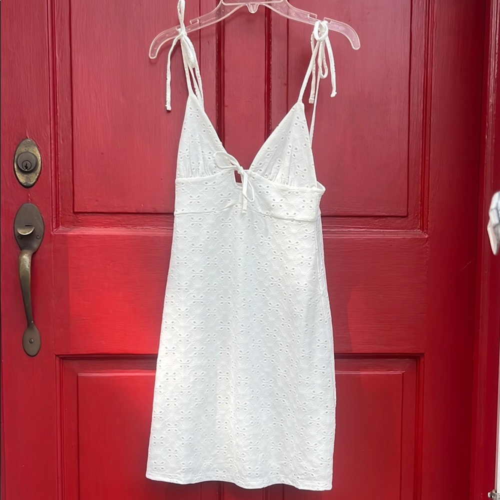 H&M White Eyelet Sundress